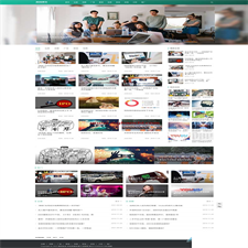 (自适应手机端)响应式博客资讯类网站pbootcms模板 IT运营知识网站源码